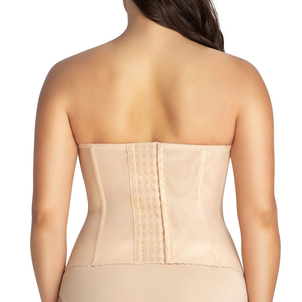 Parfait Elise P6097 Women’s Full Bust Padded Strapless Bustier Bare size XL - Picture 9 of 11